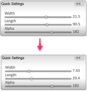 Change width and Length